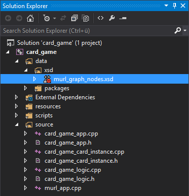 Visual Studio Solution Explorer